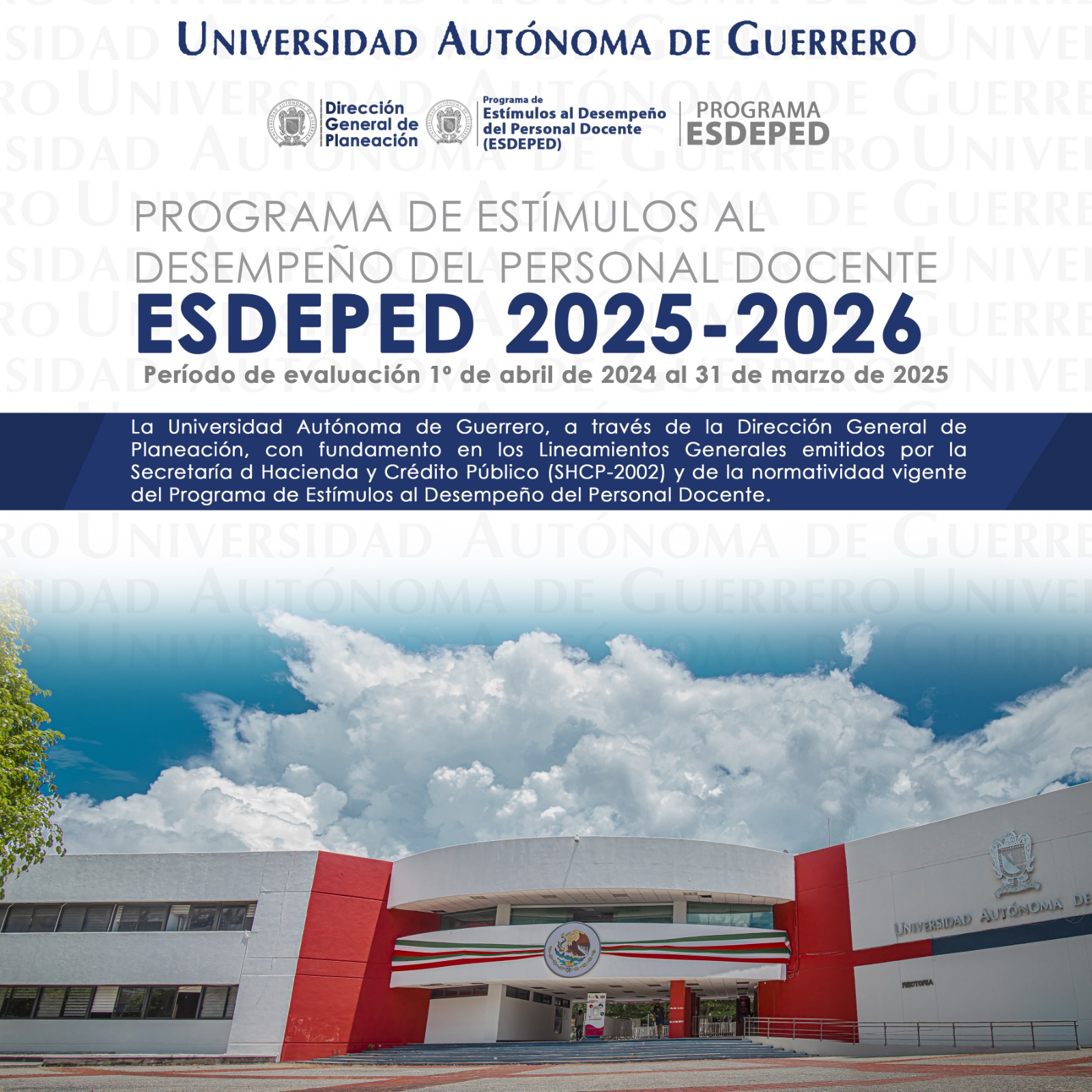 Programa de Estímulos al Desempeño del Personal Docente ESDEPED 2025-2026
