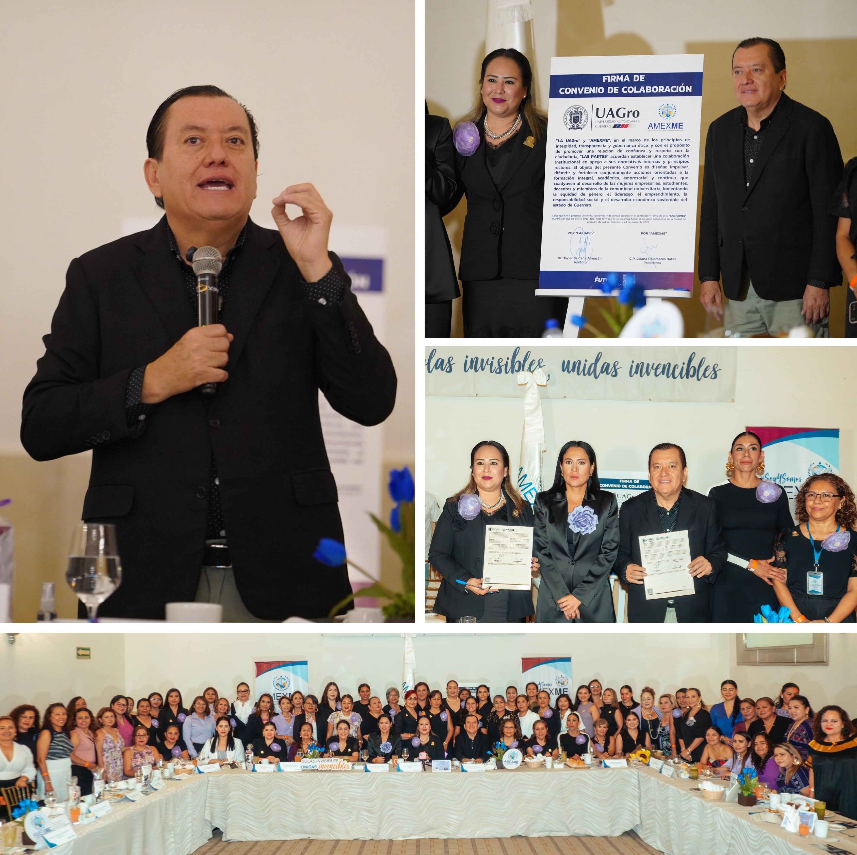 UAGRO Y AMEXME GUERRERO FIRMAN ALIANZA ESTRATÉGICA PARA IMPULSAR EL LIDERAZGO Y EL EMPRENDIMIENTO FEMENINO 