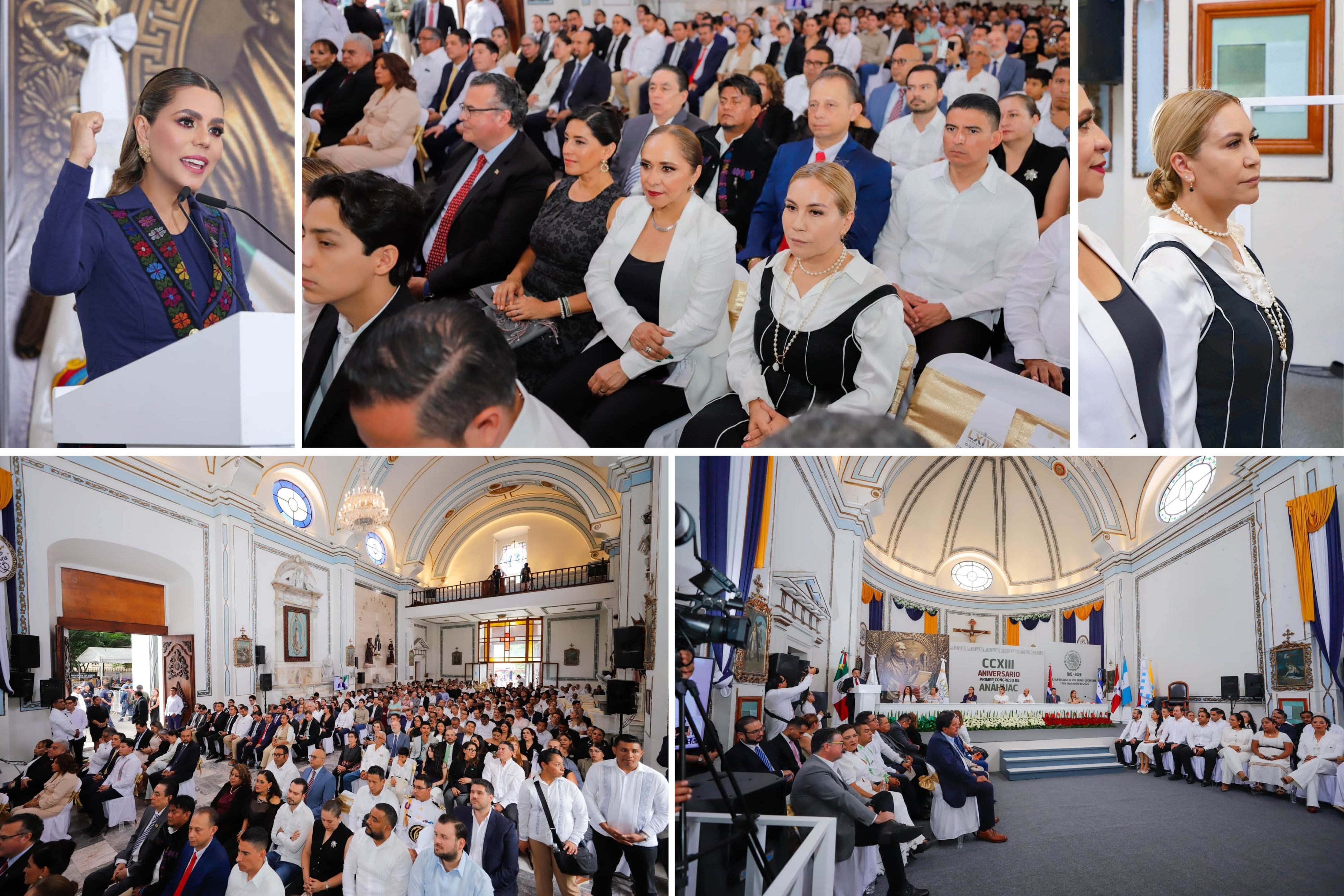 LA RECTORA LETICIA JIMÉNEZ ZAMORA ASISTIÓ A LA CONMEMORACIÓN DEL CONGRESO DE ANÁHUAC Y LA ENTREGA DE LA PRESEA SENTIMIENTOS DE LA NACIÓN