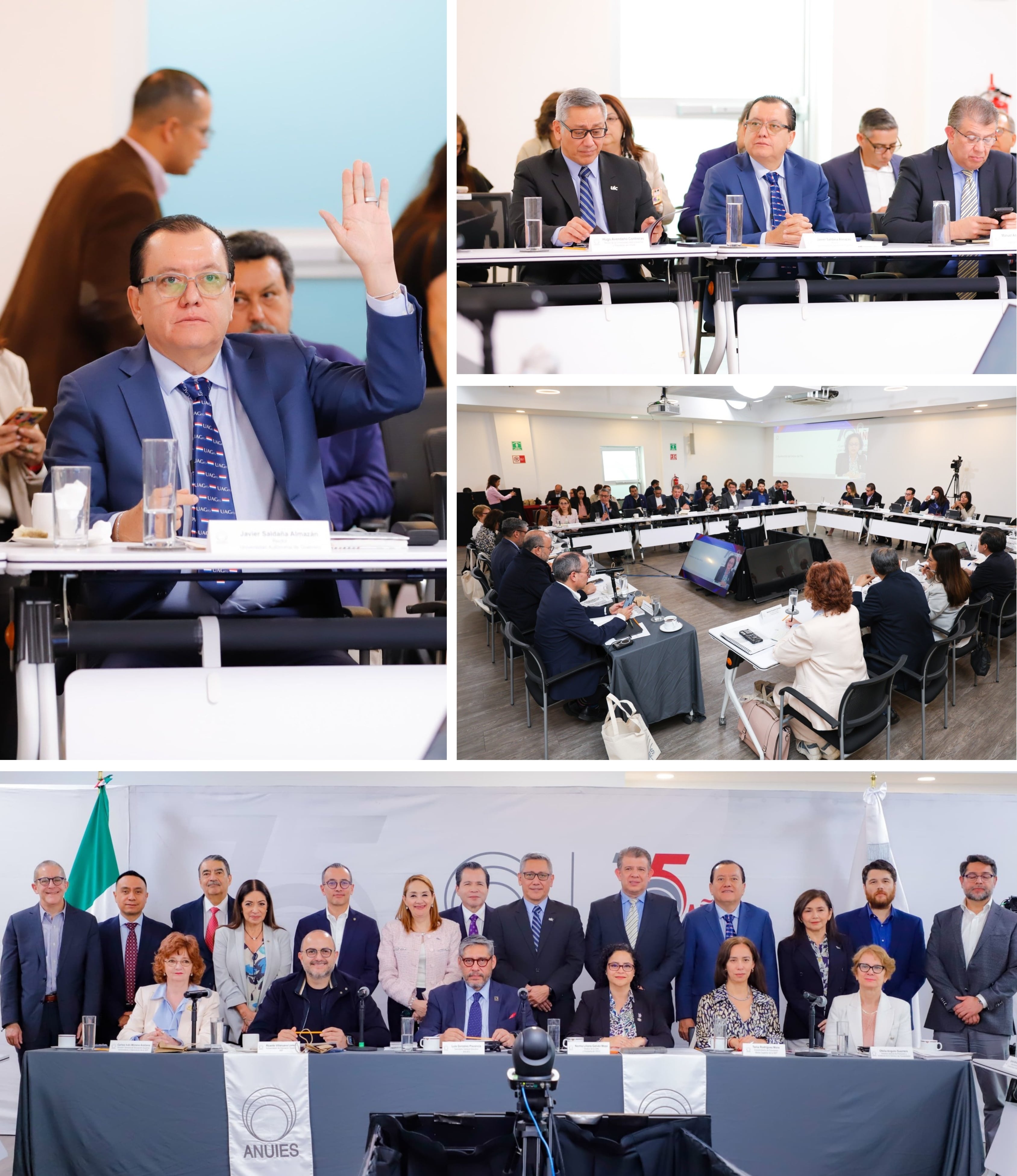 EL RECTOR DE LA UAGRO PARTICIPA EN CONSEJO NACIONAL DE ANUIES PARA FORTALECER LA EDUCACIÓN SUPERIOR   