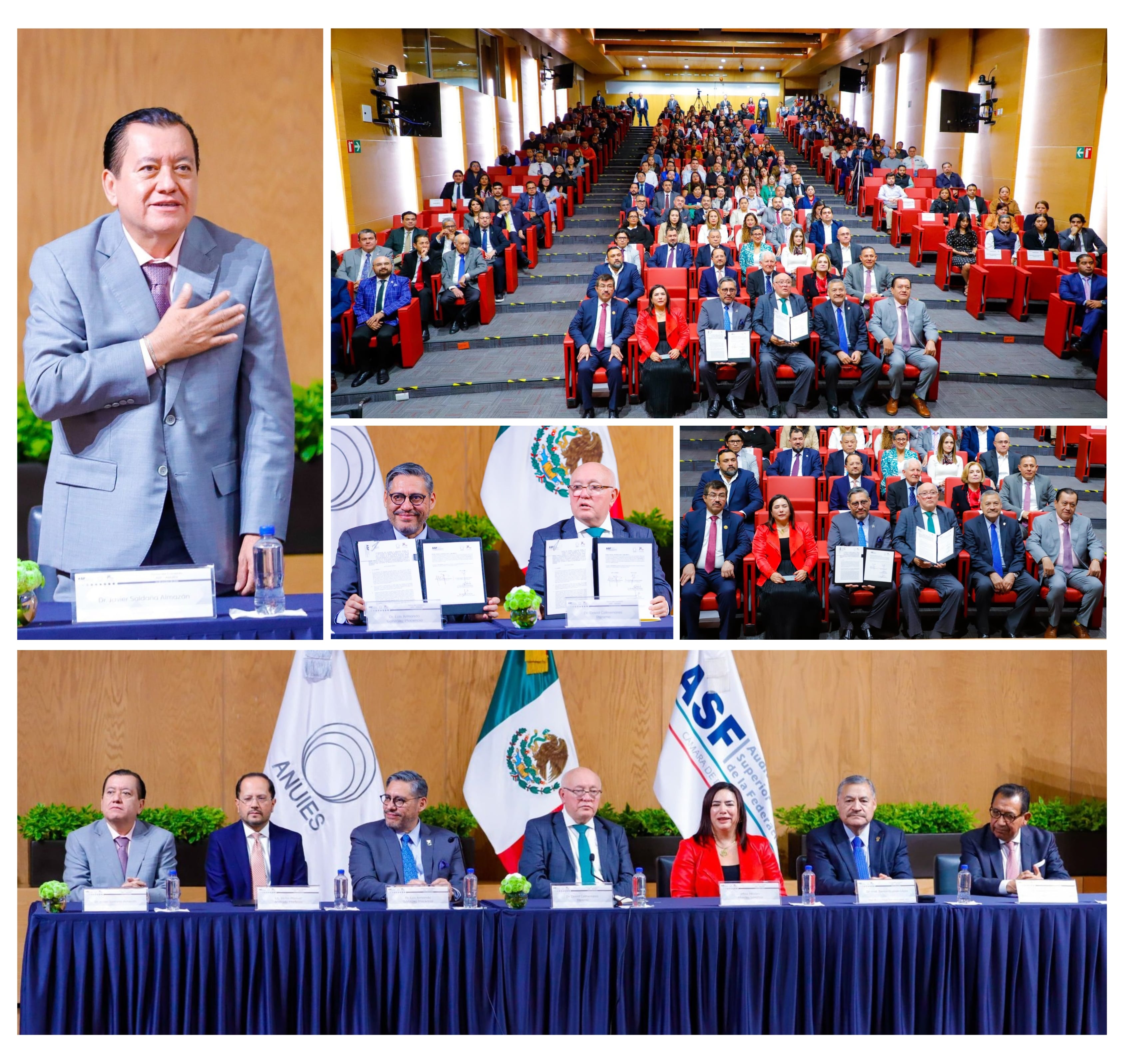 ASISTE RECTOR DE LA UAGRO A FIRMA DE CONVENIO ANUIES-ASF PARA FORTALECER LA TRANSPARENCIA EN UNIVERSIDADES PÚBLICAS DE MÉXICO  