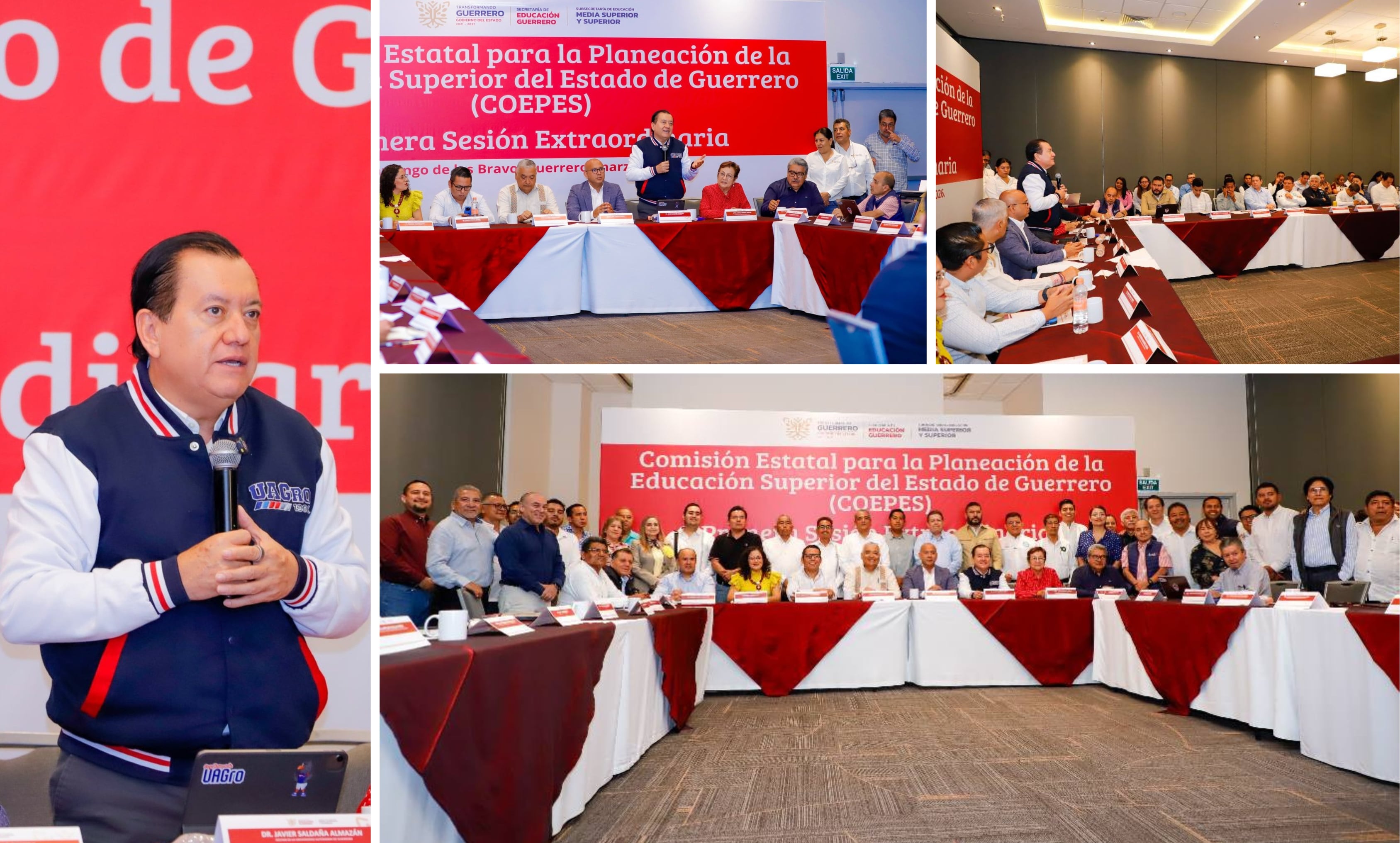 PARTICIPA RECTOR JAVIER SALDAÑA EN EL COEPES: RECONOCEN PERTINENCIA ACADÉMICA DE LA UAGRO ANTE LAS NUEVAS VOCACIONES PROFESIONALES EN GUERRERO 