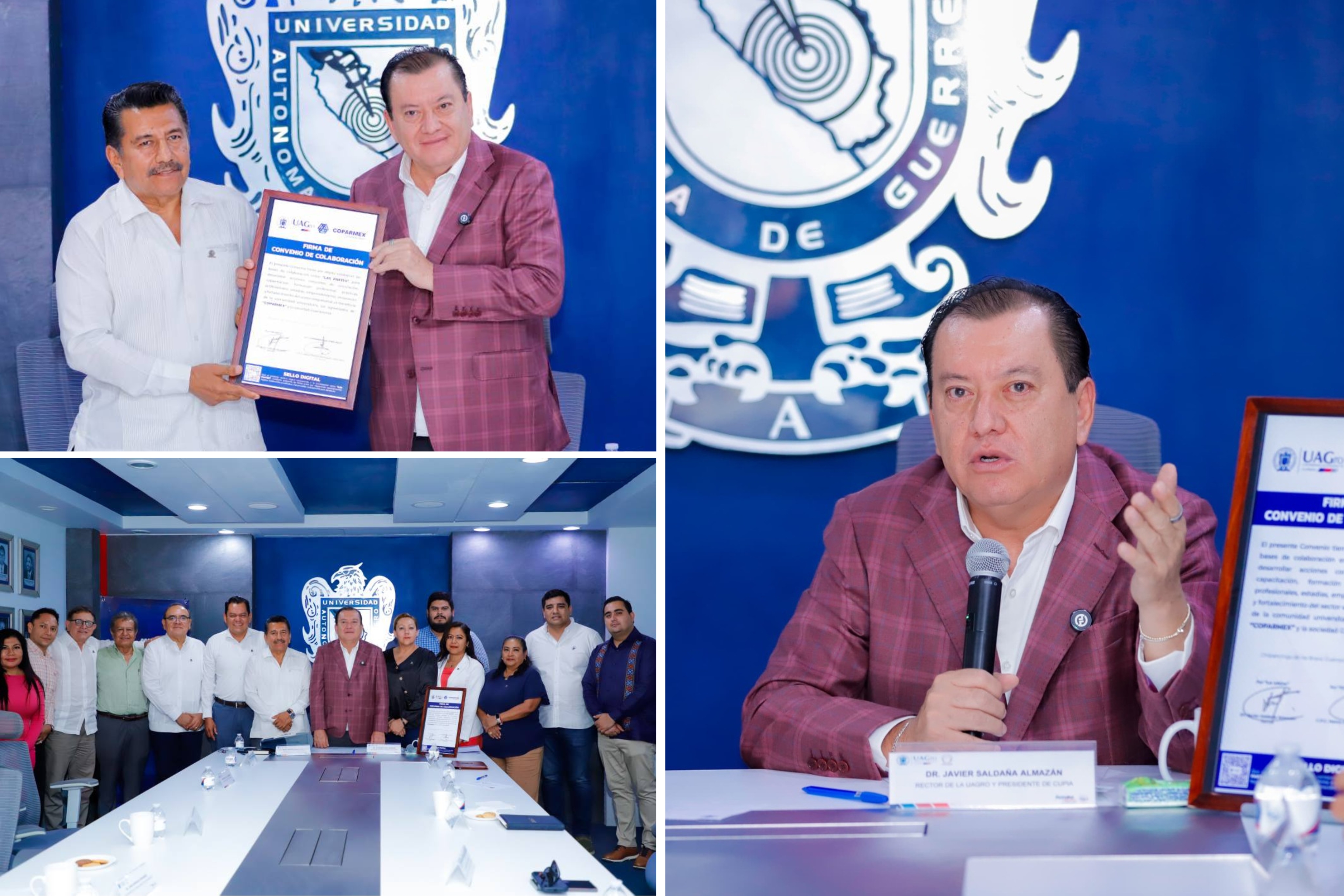UAGRO Y COPARMEX CHILPANCINGO FIRMAN CONVENIO PARA IMPULSAR PRÁCTICAS PROFESIONALES  