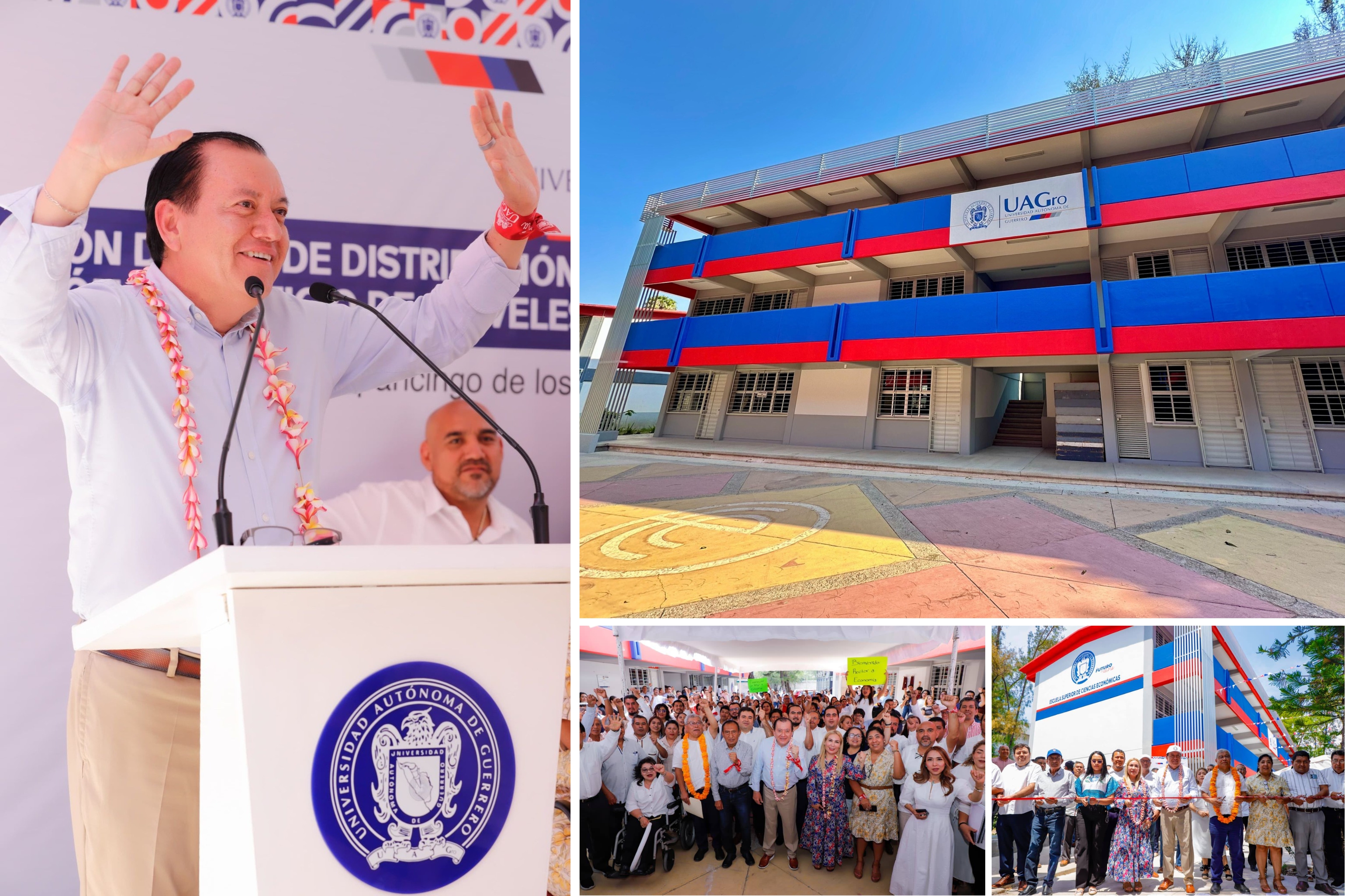 CON RESPALDO FEDERAL Y ESTATAL, EL RECTOR JAVIER SALDAÑA INAUGURA MODERNA INFRAESTRUCTURA DE 14 MILLONES DE PESOS EN LA ESCUELA DE CIENCIAS ECONÓMICAS 
