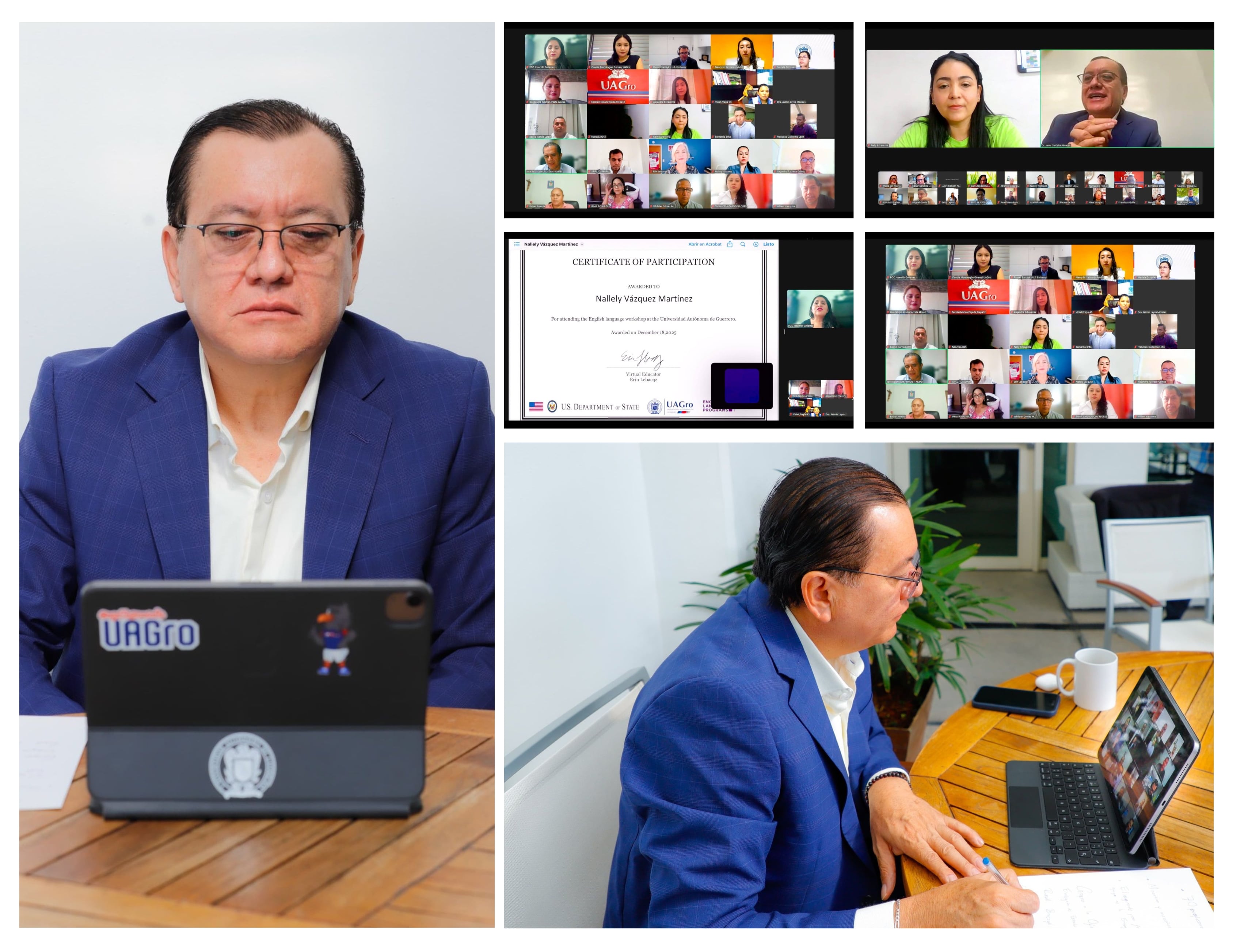 LA EMBAJADA DE ESTADOS UNIDOS CAPACITÓ A 70 DOCENTES DE LA UAGRO EN LA ENSEÑANZA DEL IDIOMA INGLÉS 