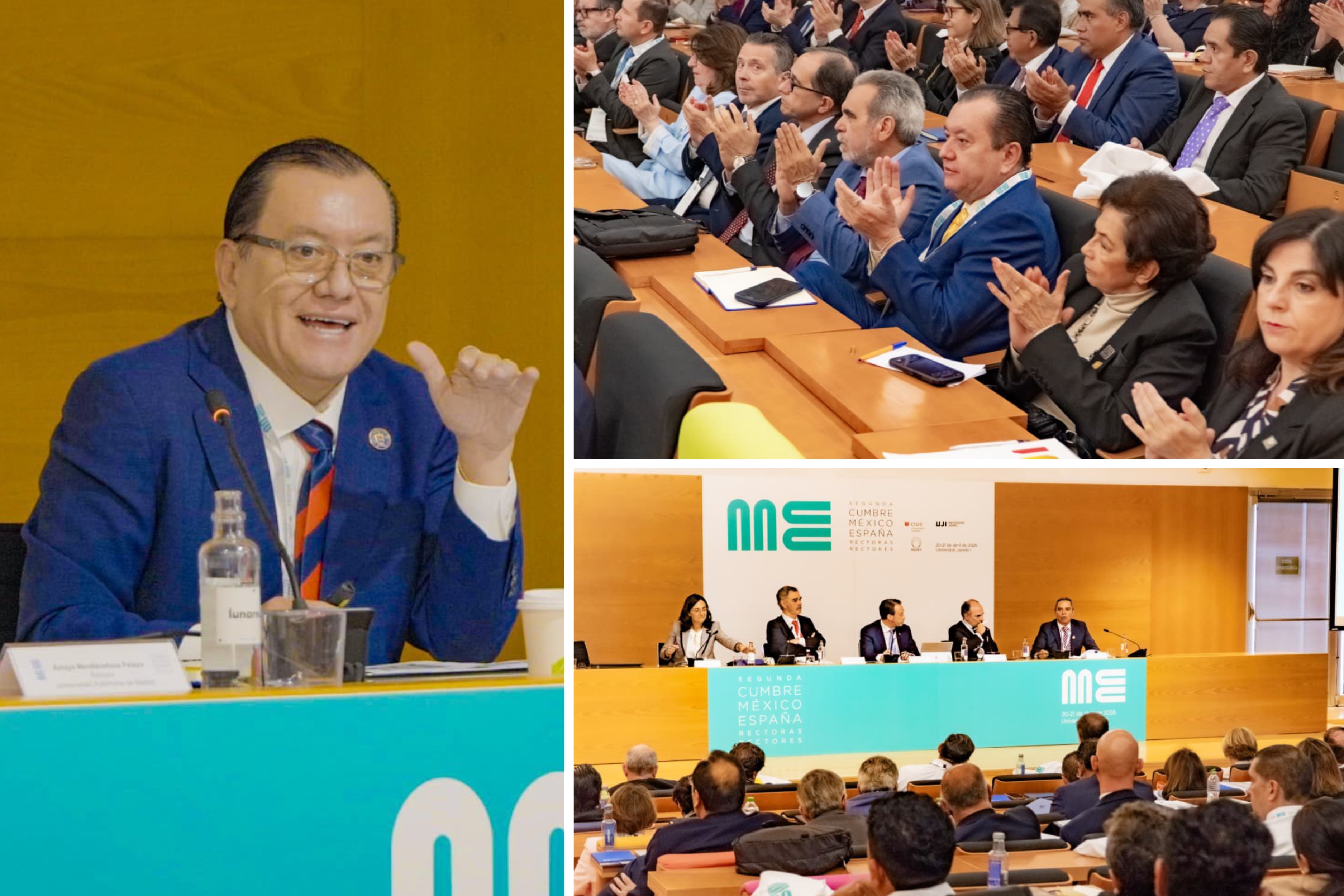 EL RECTOR JAVIER SALDAÑA PARTICIPA EN LA SEGUNDA CUMBRE DE RECTORAS Y RECTORES MÉXICO-ESPAÑA 