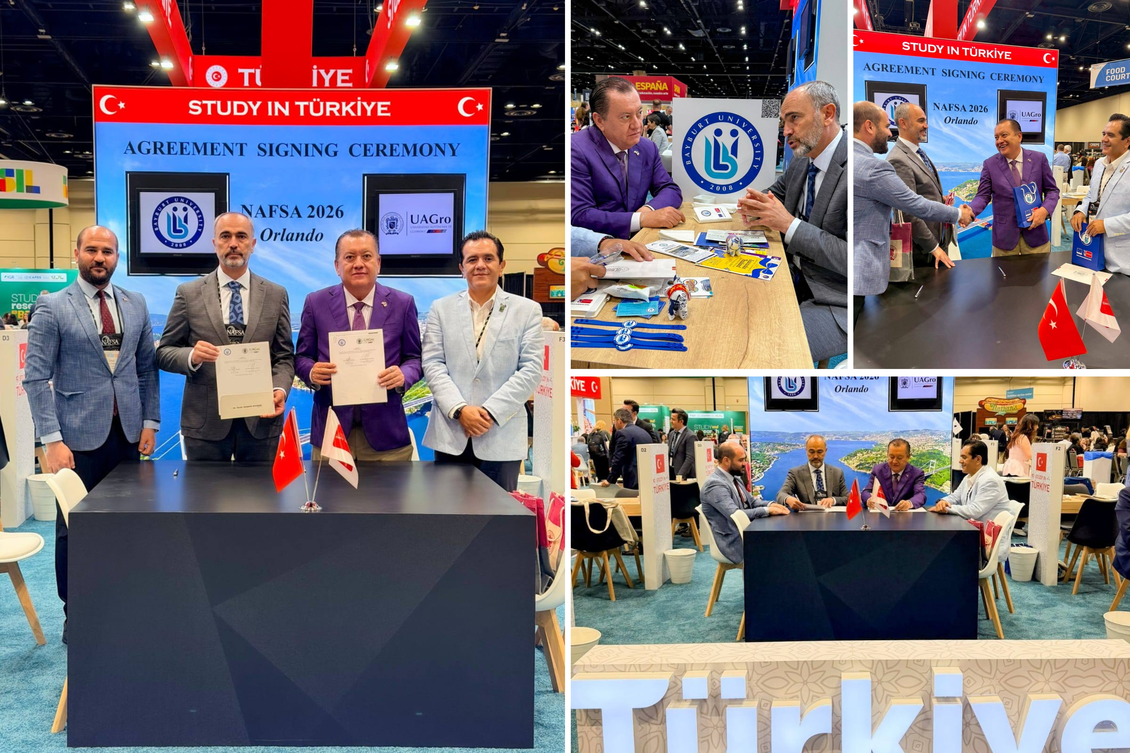 CONCRETA UAGRO EN NAFSA 2026 HISTÓRICO CONVENIO TECNOLÓGICO Y CULTURAL CON LA BAYBURT UNIVERSITY DE TURQUÍA 