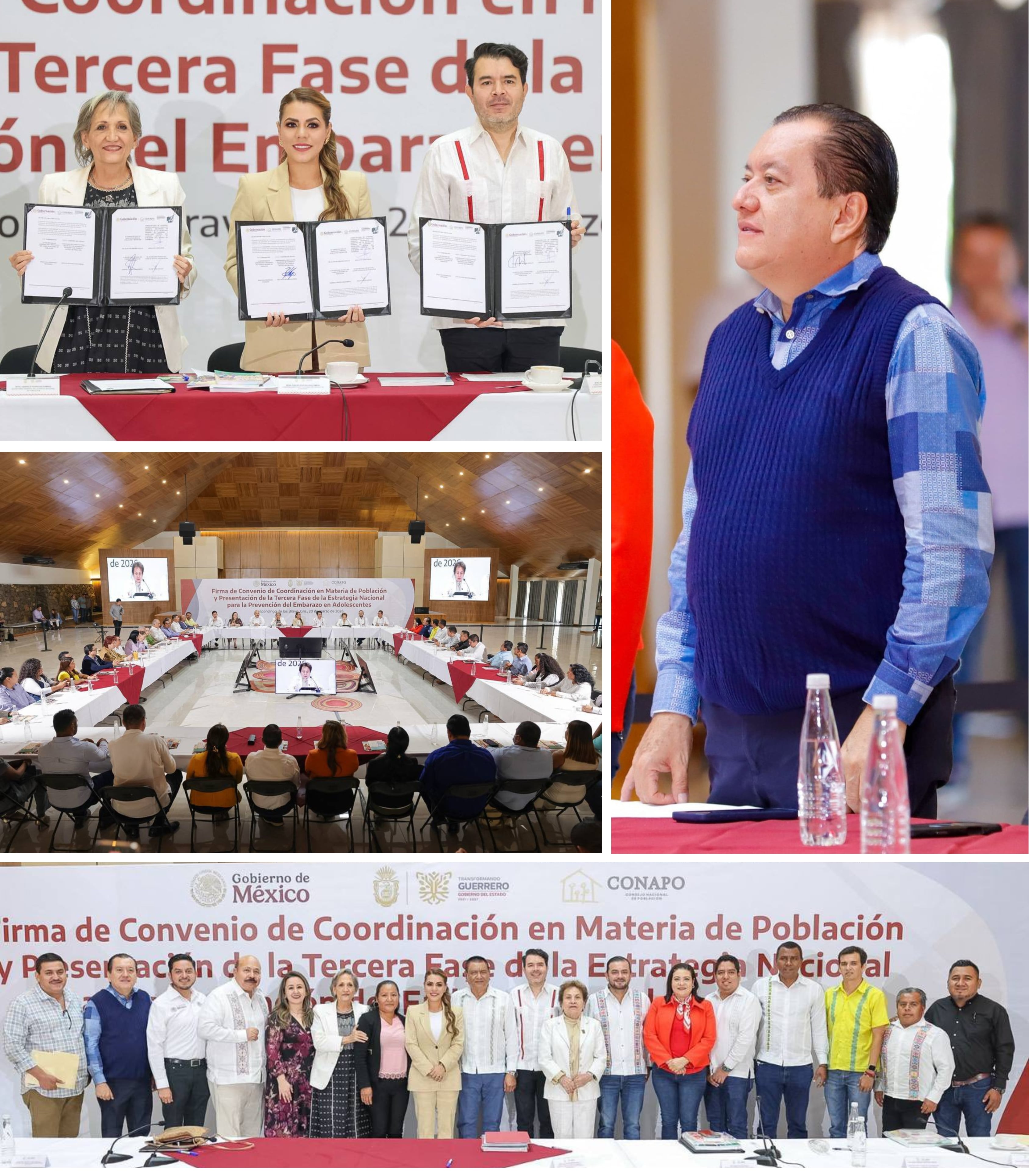 LA UAGRO SE UNE AL CONVENIO DE COORDINACIÓN EN MATERIA DE POBLACIÓN Y PARTICIPA EN LA TERCERA FASE DE LA ESTRATEGIA NACIONAL PARA LA PREVENCIÓN DEL EMBARAZO EN ADOLESCENTES 