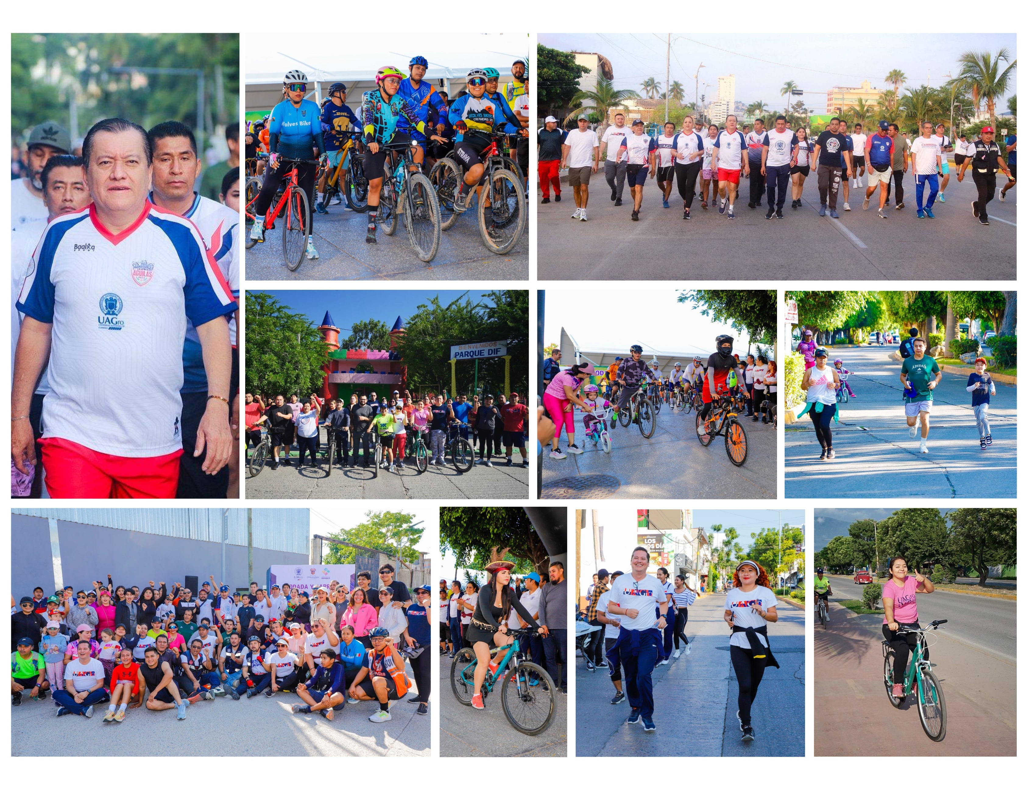 LA UAGRO SE SUMA A LA “RODADA Y CARRERA POR LA PAZ Y CONTRA LAS ADICCIONES” 