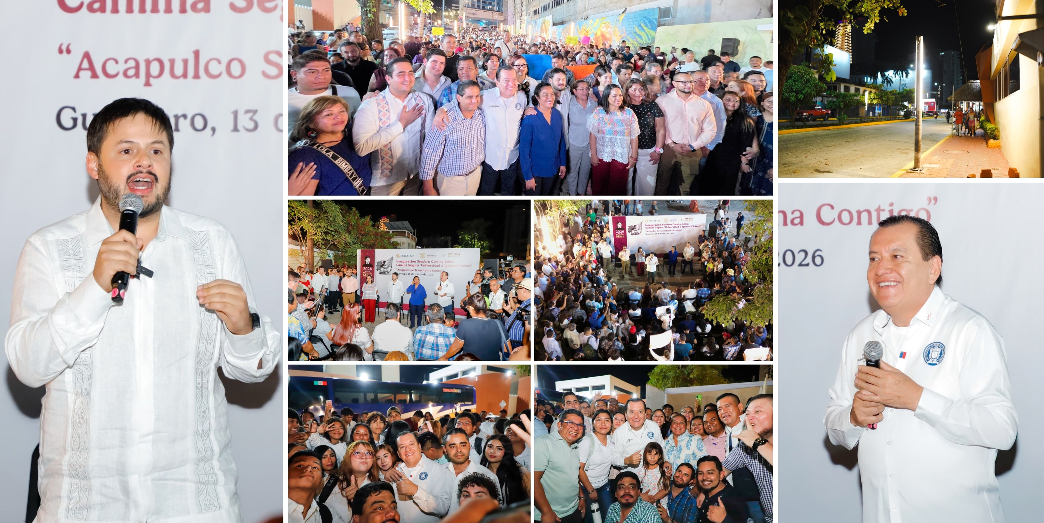 FONATUR INAUGURÓ EL PRIMER SENDERO SEGURO EN ACAPULCO; ASISTE EL RECTOR JAVIER SALDAÑA COMO INVITADO  