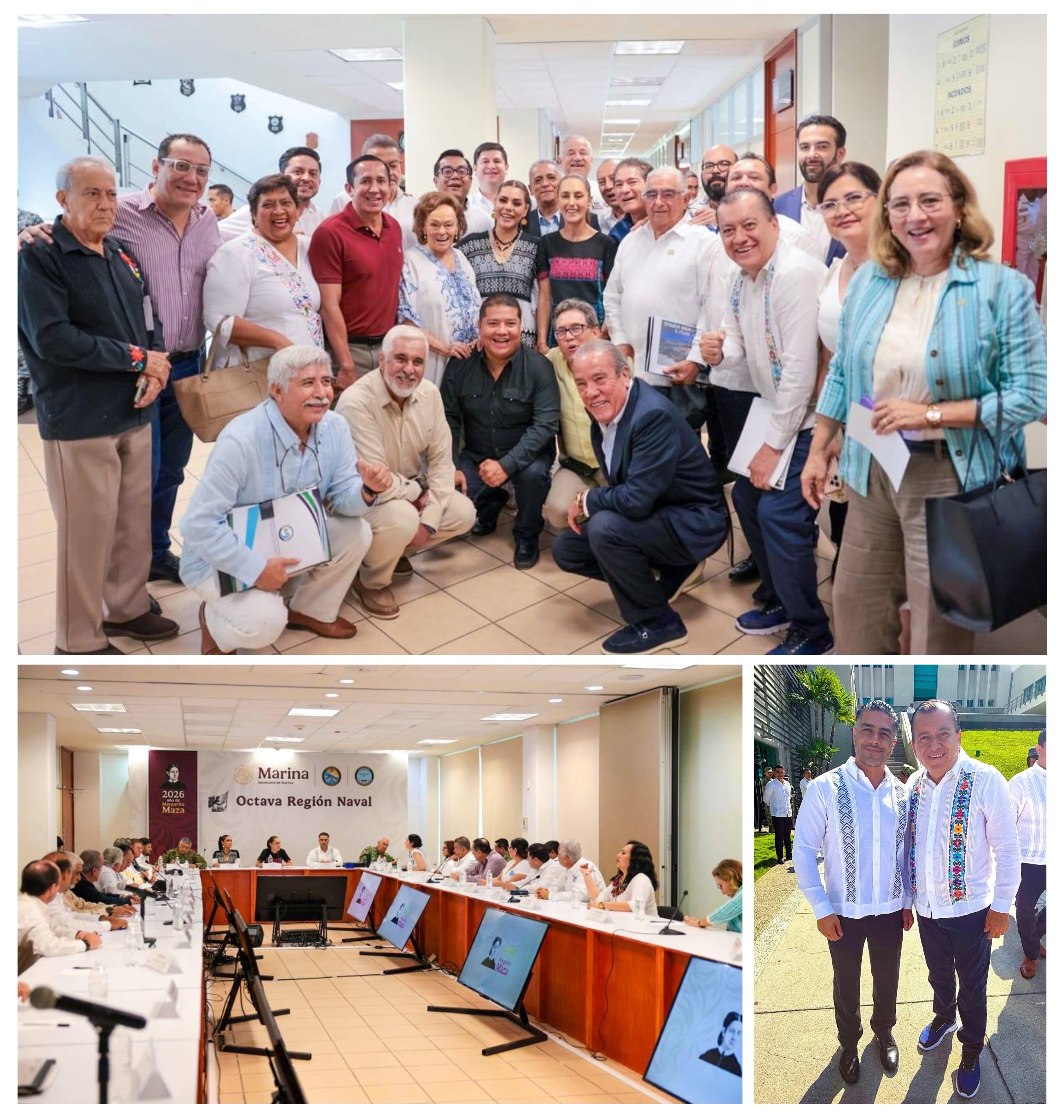 EL RECTOR DE LA UAGRO PARTICIPÓ EN REUNIÓN CON LA PRESIDENTA SHEINBAUM PARA IMPULSAR EL RENACER DE ACAPULCO