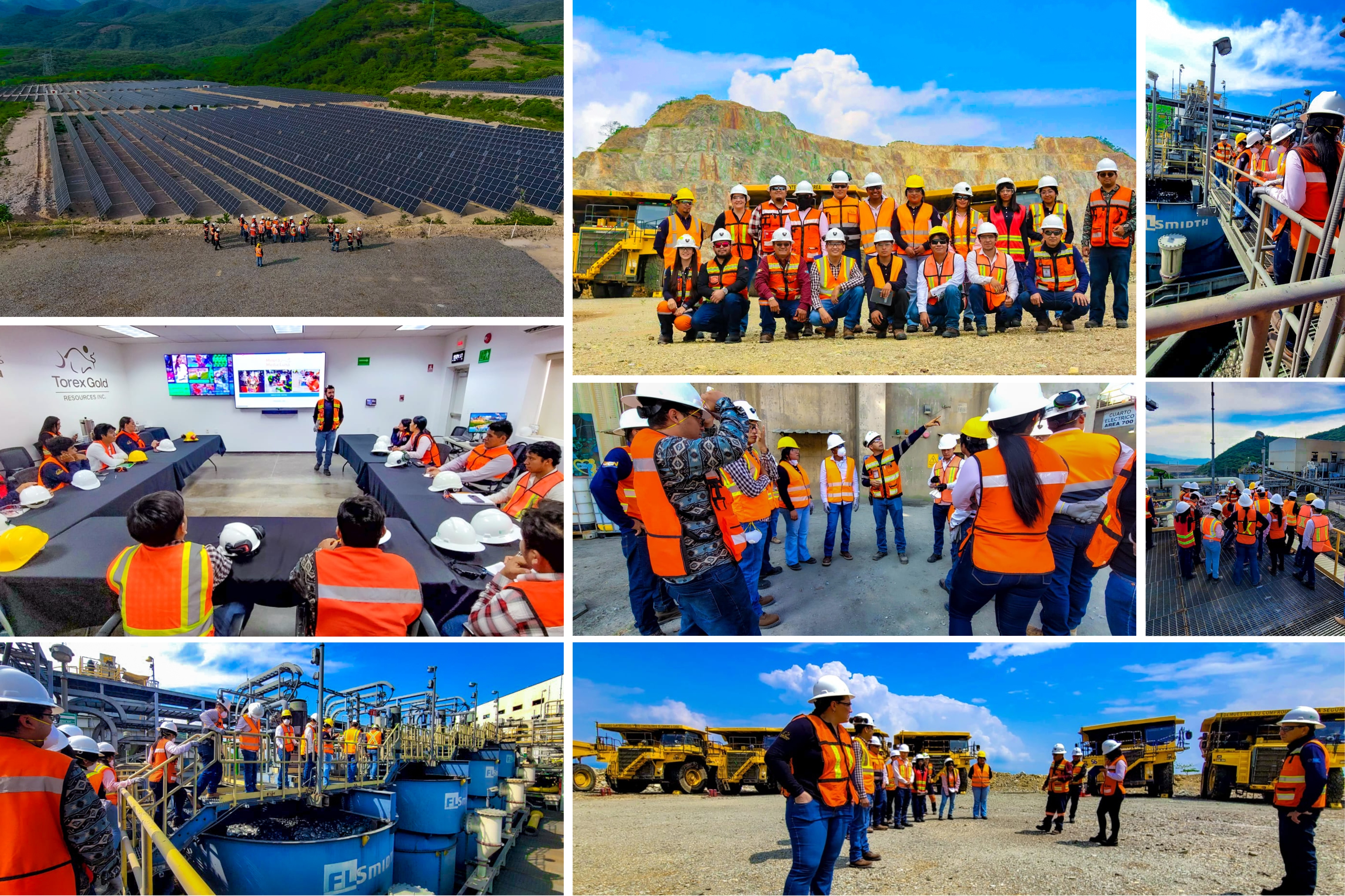 ESTUDIANTES DE INGENIERÍA EN MINAS DE LA UAGRO VISITAN LA EMPRESA TOREX GOLD PARA FORTALECER SU FORMACIÓN PROFESIONAL