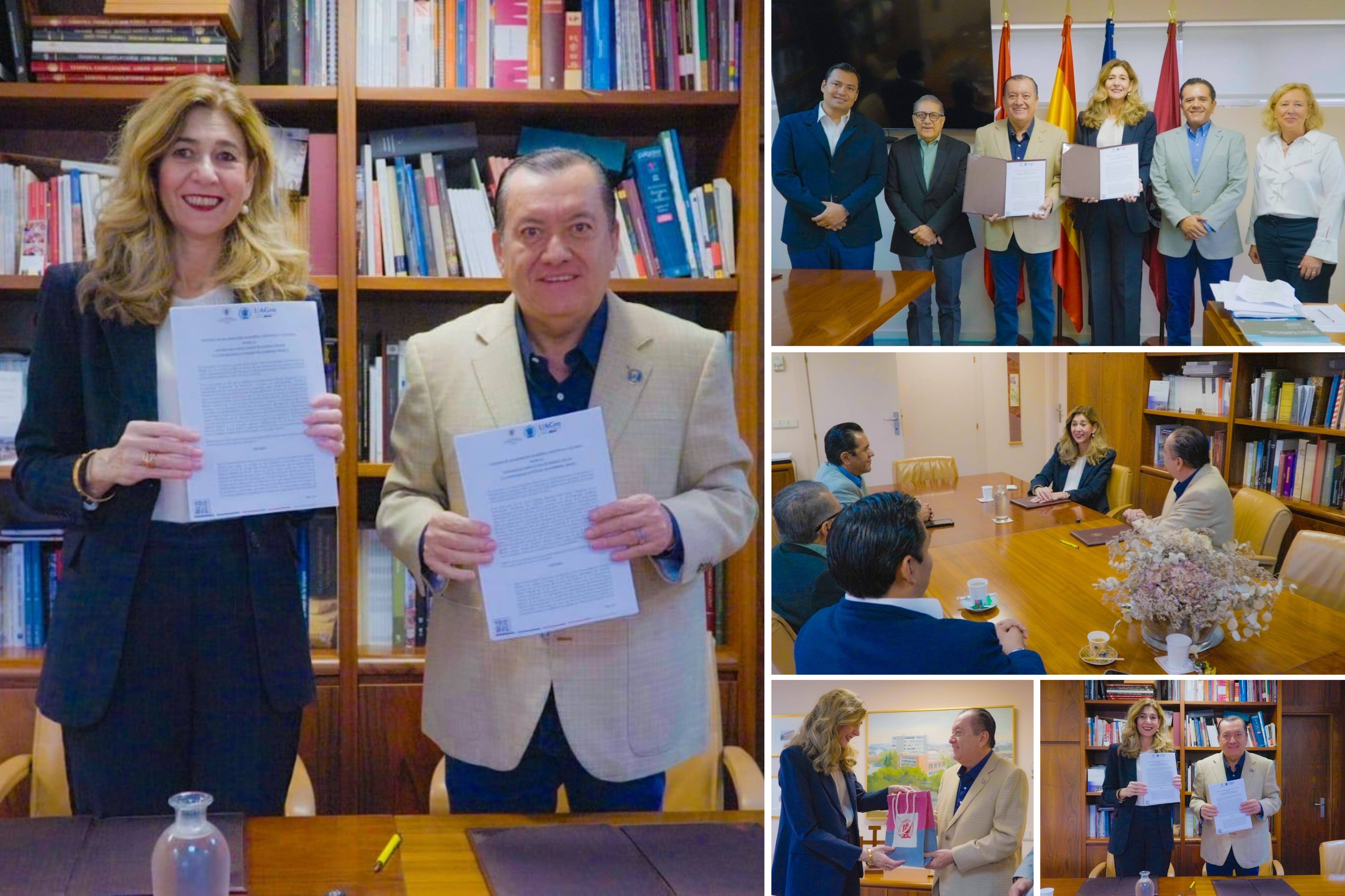 LA UAGRO Y LA UNIVERSIDAD COMPLUTENSE DE MADRID FORTALECEN EL INTERCAMBIO Y LA EXCELENCIA ACADÉMICA RENOVANDO SU CONVENIO DE COLABORACIÓN 