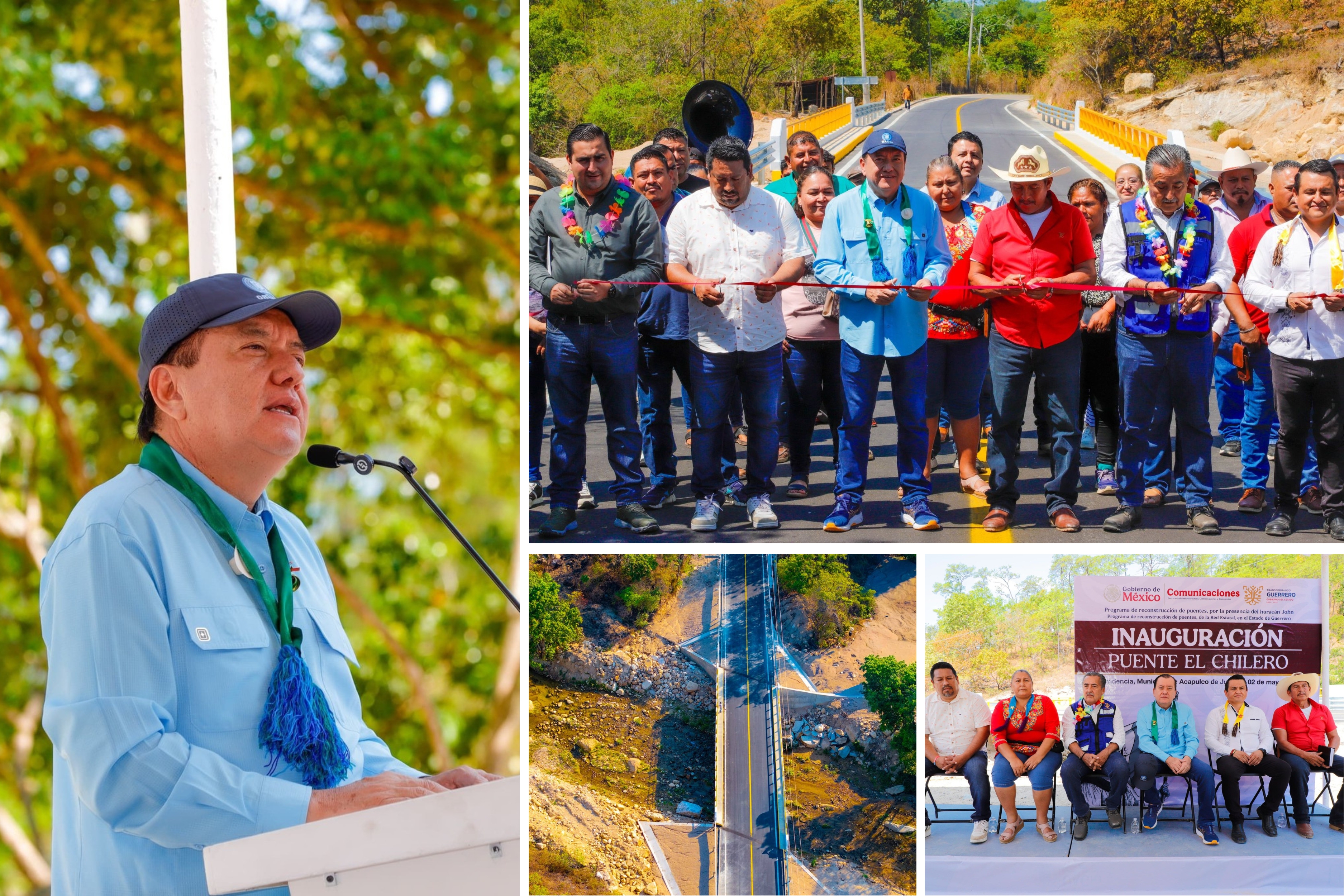    EL RECTOR JAVIER SALDAÑA PARTICIPA EN LA INAUGURACIÓN DEL PUENTE “EL CHILERO” EN LA OCTAVA REGIÓN, OBRA QUE GARANTIZA EL ACCESO A SALUD Y EDUCACIÓN TRAS EL PASO DEL HURACÁN JOHN  