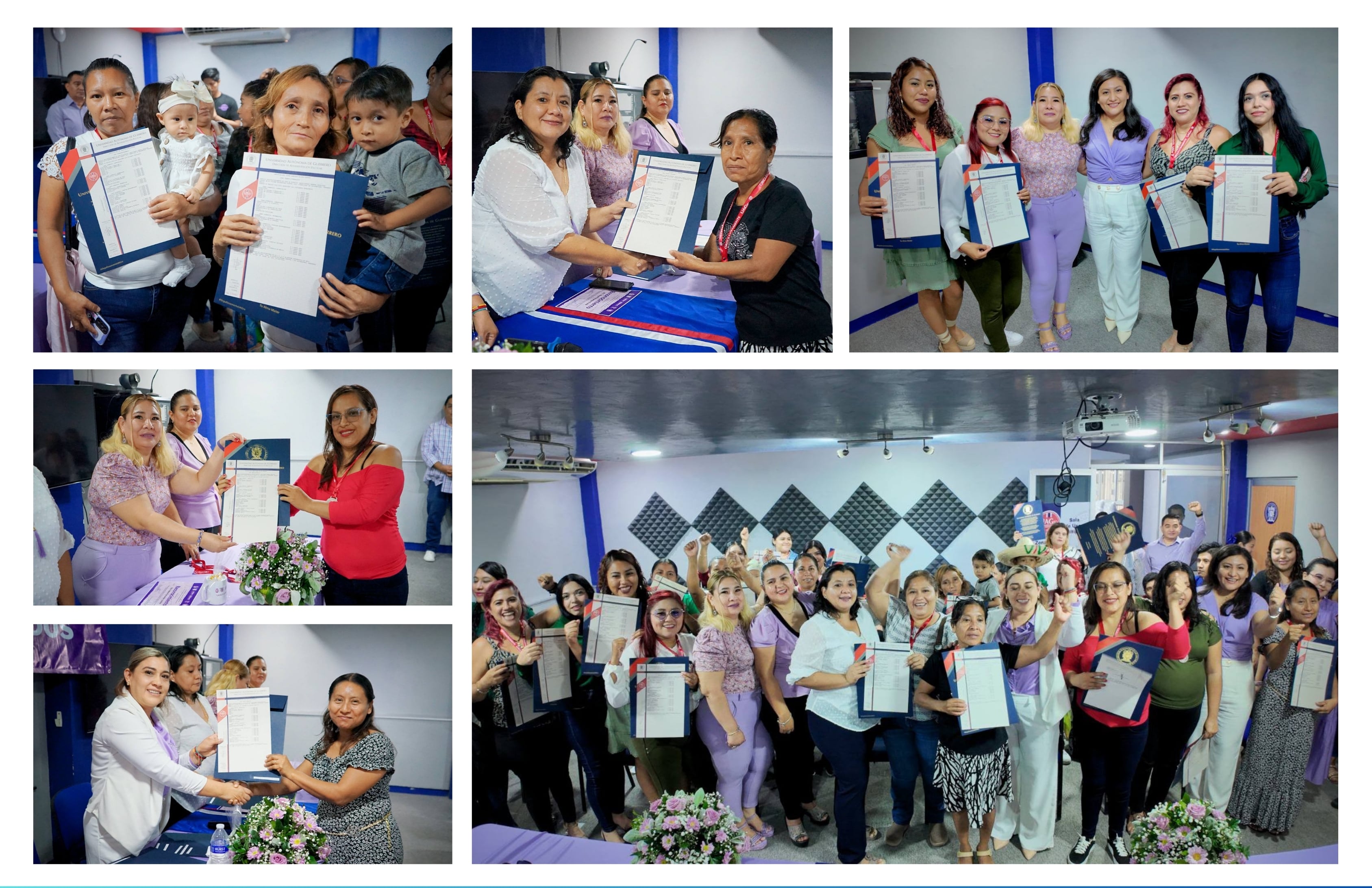 RECIBEN CERTIFICADO DE BACHILLERATO LA PRIMERA GENERACIÓN DE MUJERES BENEFICIARIAS DEL PROGRAMA PREPA VIOLETA, IMPULSADO POR EL GOBIERNO DE GUERRERO Y LA UAGRO