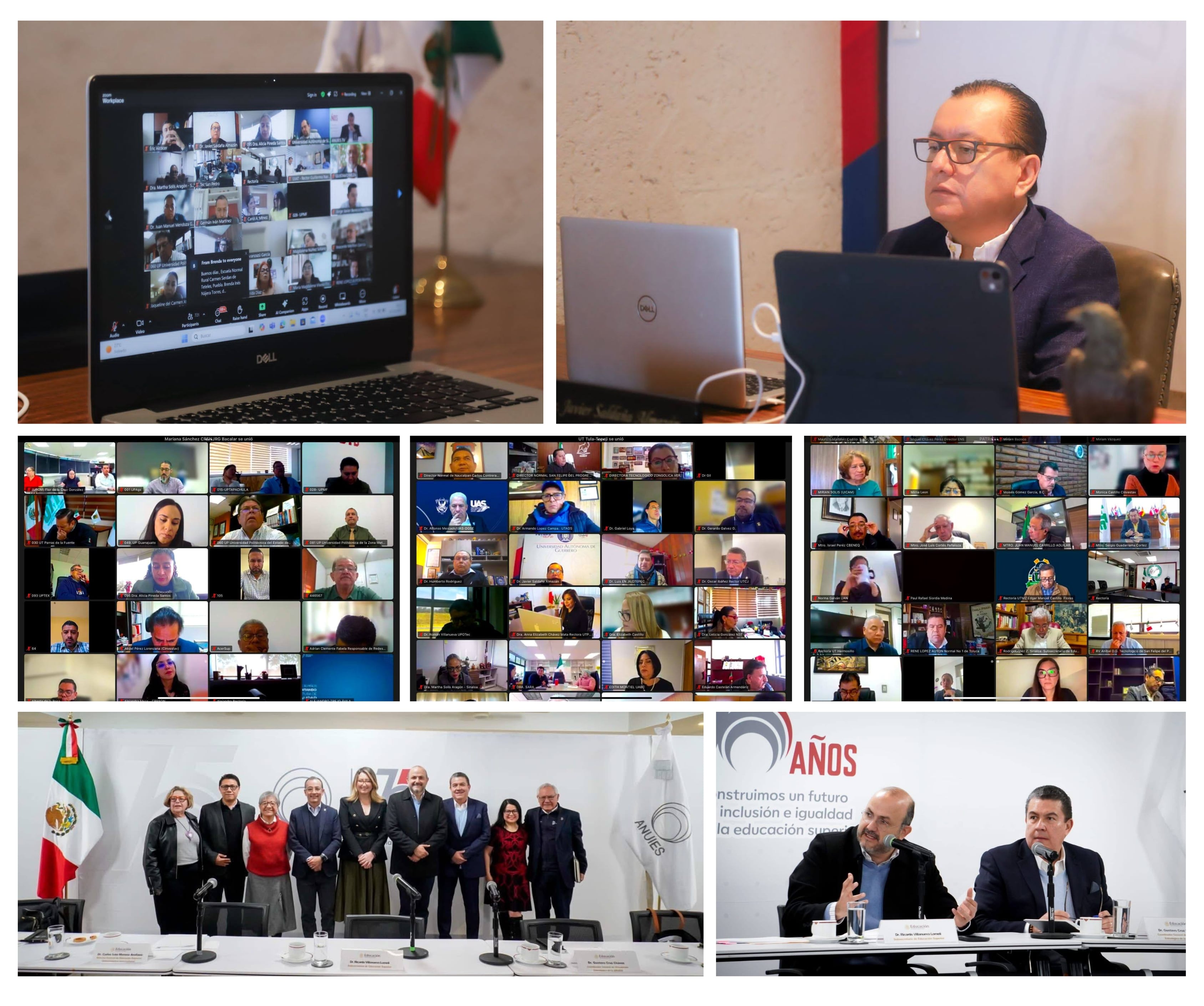 EL RECTOR JAVIER SALDAÑA PARTICIPA EN REUNIÓN NACIONAL DE EDUCACIÓN SUPERIOR Y DESTACA AVANCES CON IA GENERATIVA 