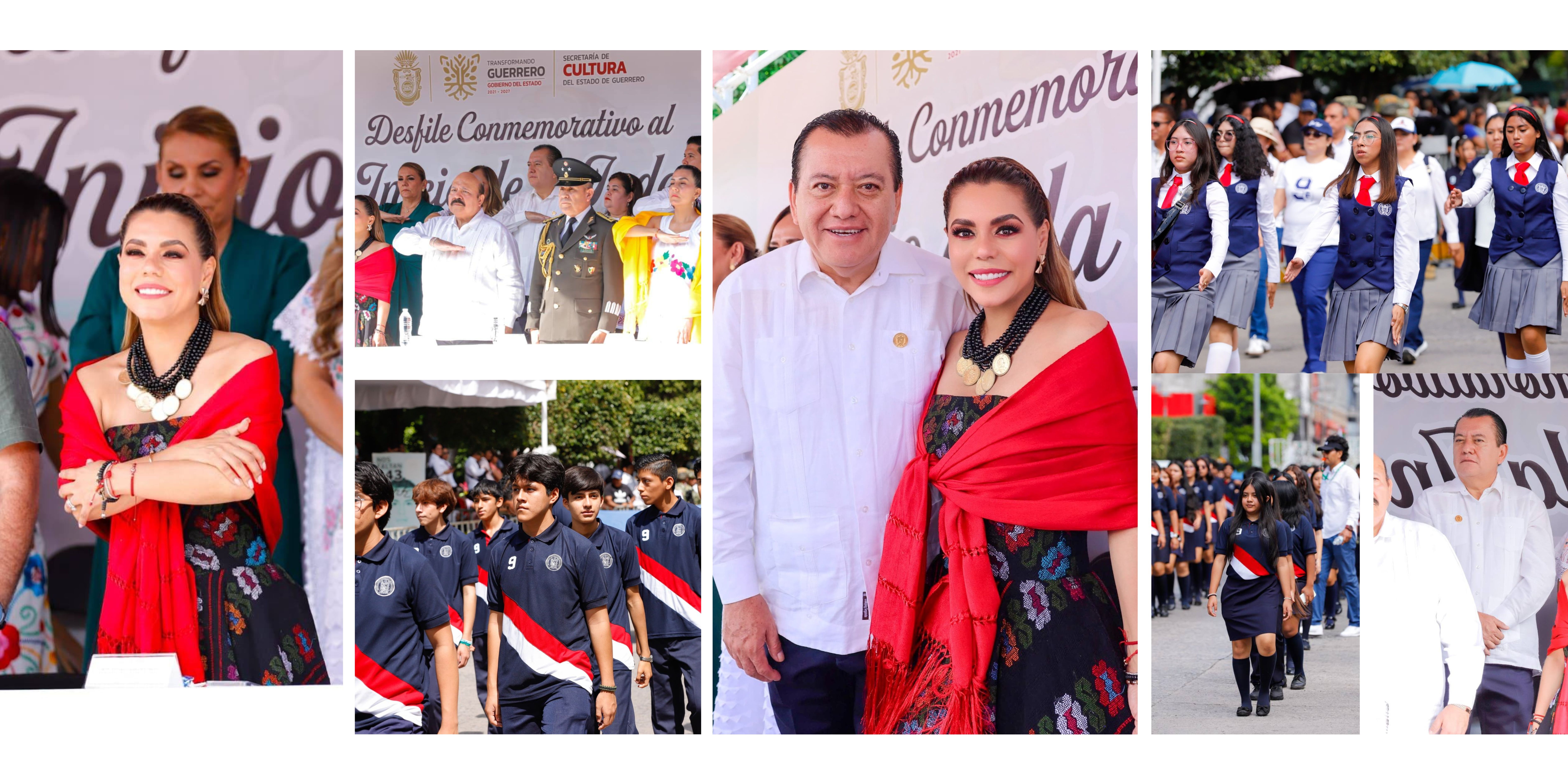 ASISTE EL RECTOR DE LA UAGRO AL DESFILE CONMEMORATIVO POR EL 215 ANIVERSARIO DEL INICIO DE LA INDEPENDENCIA DE MÉXICO  