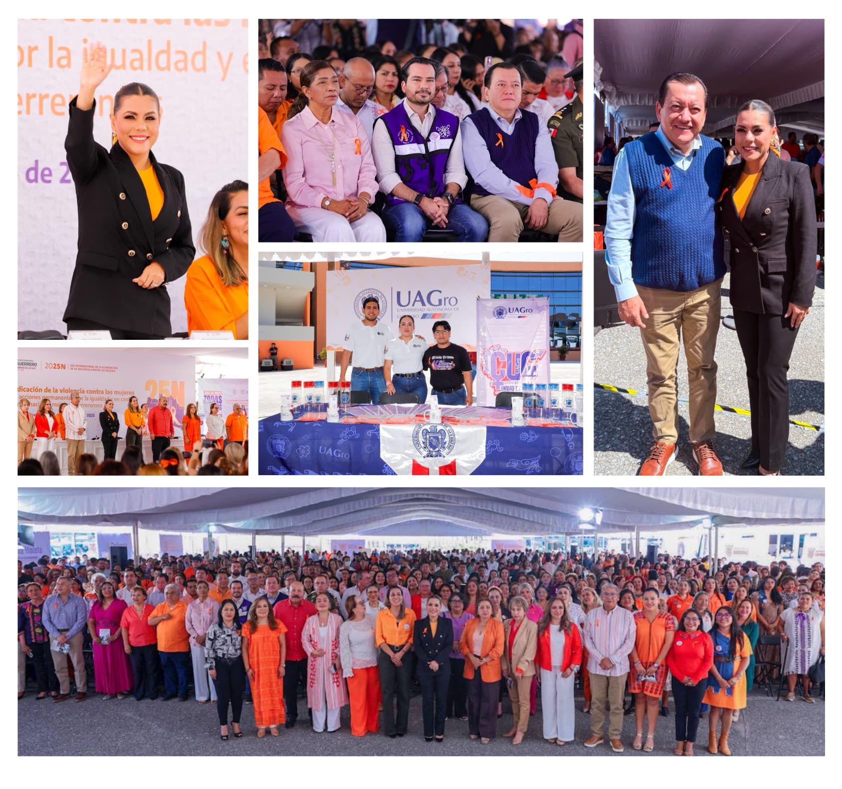 EL RECTOR DE LA UAGRO PARTICIPA EN JORNADA CONTRA LA VIOLENCIA HACIA LAS MUJERES EN GUERRERO 