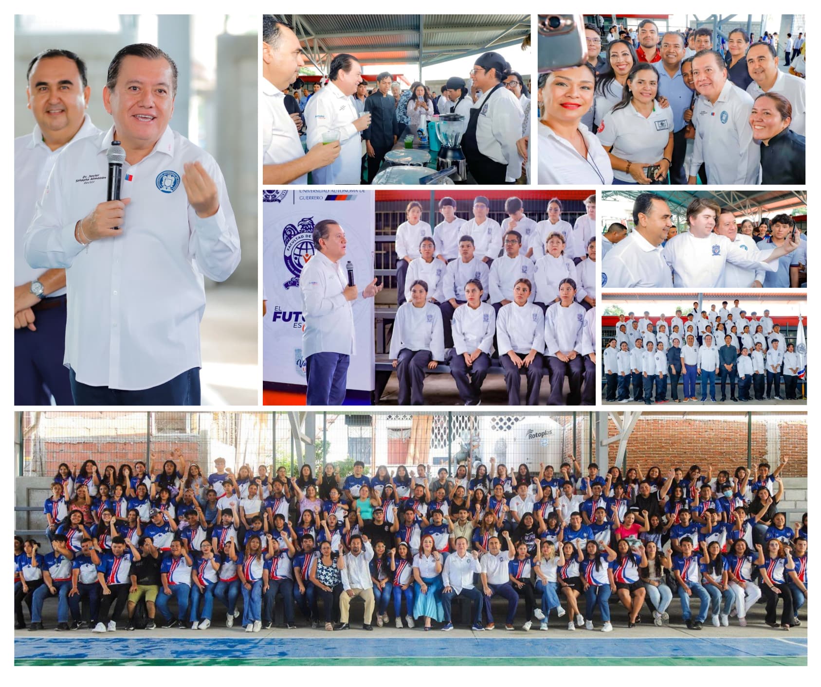 EL RECTOR DE LA UAGRO VISITA FACULTAD DE TURISMO, SUPERVISA AVANCES DE OBRAS DE GRAN IMPACTO PARA SU COMUNIDAD ESTUDIANTIL  