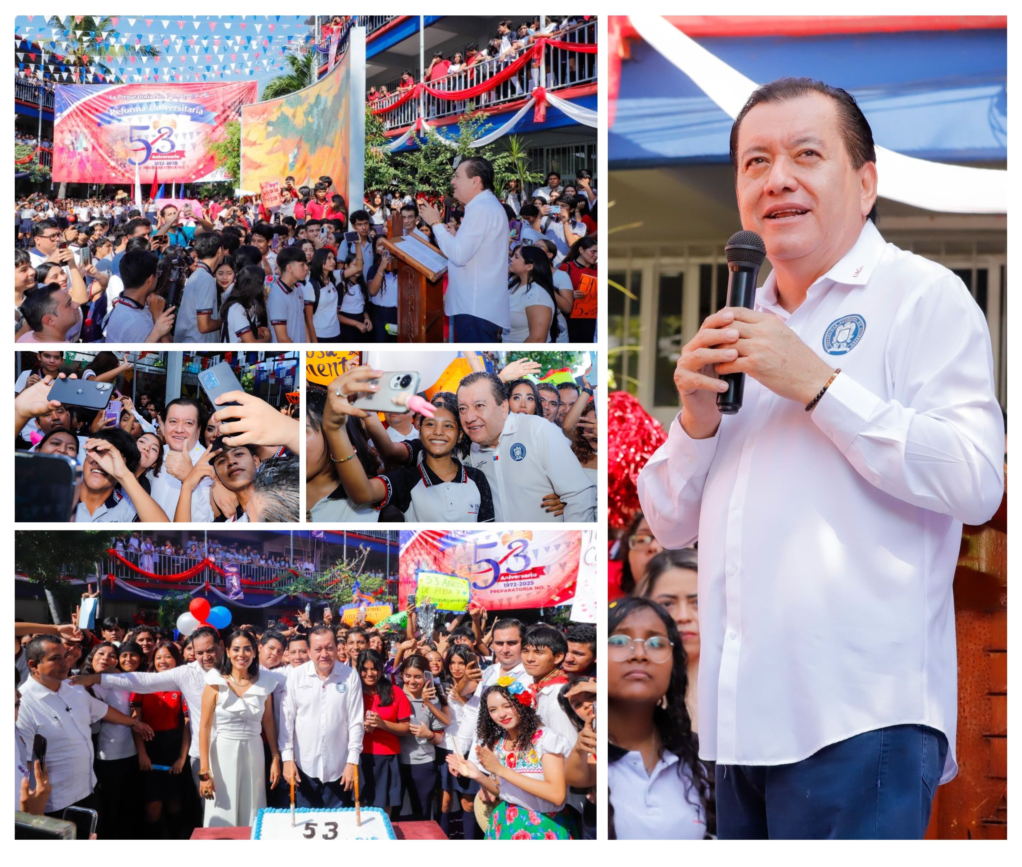 LA PREPARATORIA NO. 7 DE ACAPULCO CUMPLE 53 AÑOS﻿ COMO PILAR EDUCATIVO EN GUERRERO, RECONOCE RECTOR 